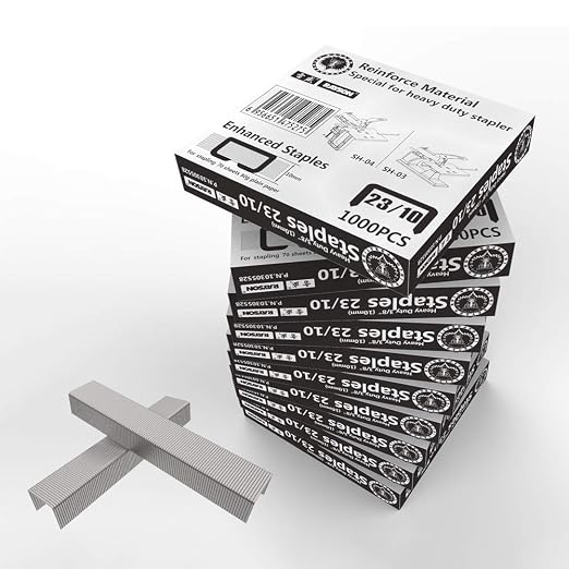 Rayson 23/10 Heavy Duty Staples, Enhanced 3/8" Leg Length, 1/2" Width, 70 by RAYSON