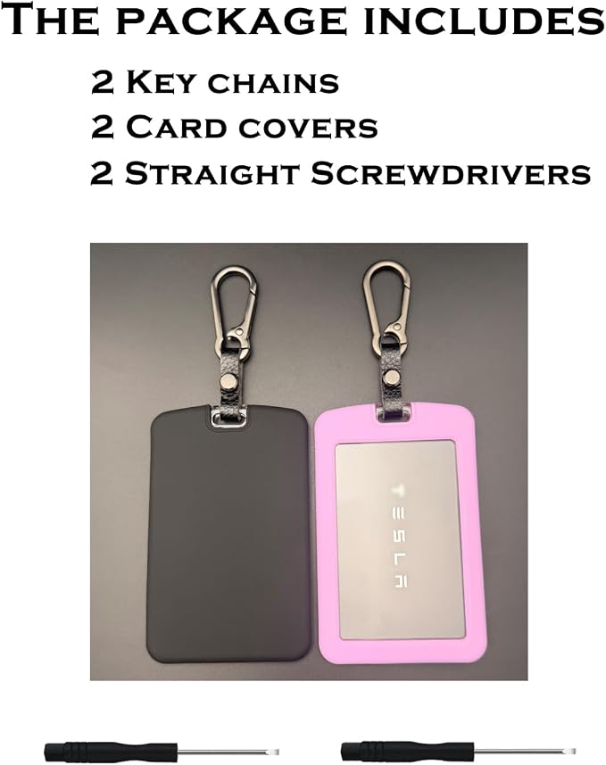 TANDRIVE 2PCS Silicone Key Card Holder Case Compatible - Image 6