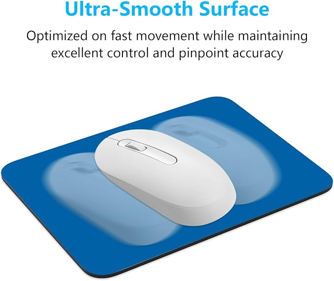 Dapesuom Small Mouse Pad, 6 x 8 Inch Thick Rubber Premium-Textured Non-Slip - Image 5
