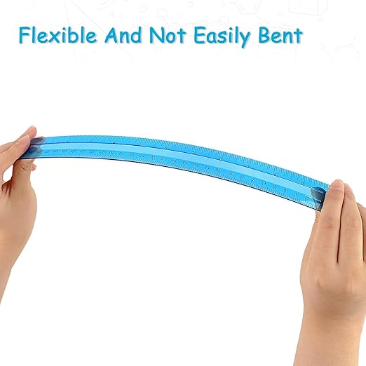 ZUFECY 8-Pack 12" Flexible Rulers - Image 3