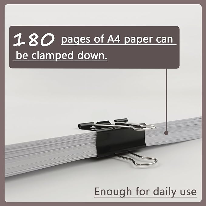 DSTELIN Extra Large Binder Clips, 15 Pack - Image 4