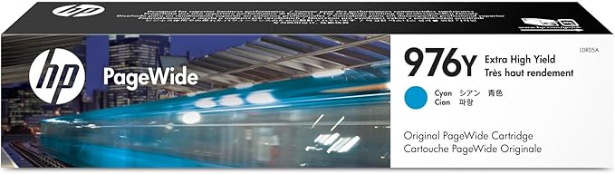 HP 976Y | PageWide Cartridge | XXL Cyan | L0R05A-DeskLoop Office