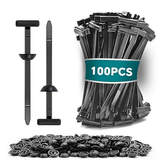 Nylon Universal Cable Tie Buckle, Zipper Clips by carewal