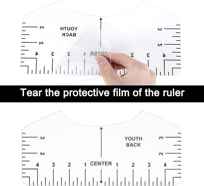 12pcs Tshirt Ruler Guide for Vinyl Alignment, T Shirt Measurement Accessories - Image 6