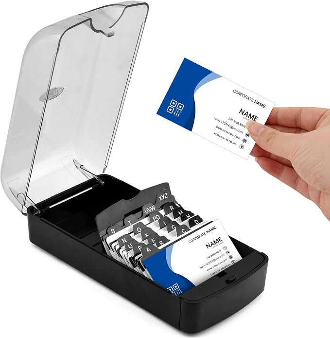 Business Card Box, Lightweight Desk Organizer by Unknown