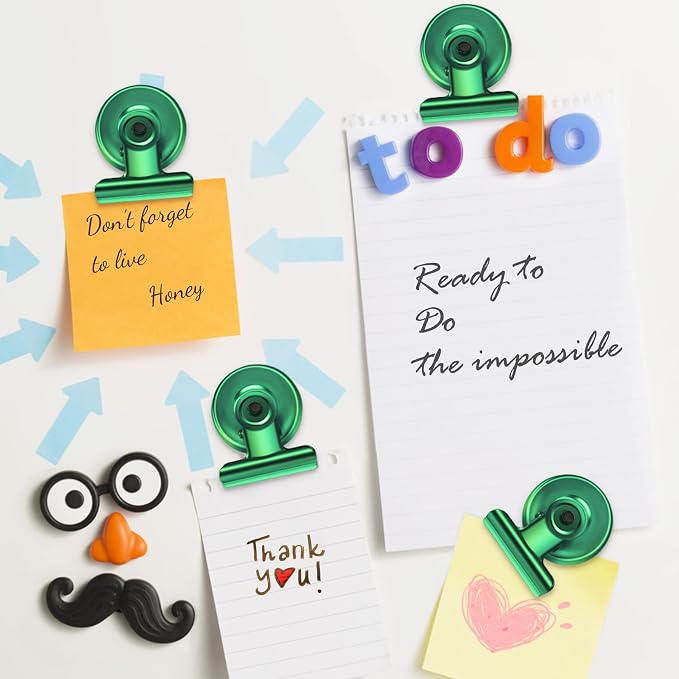 8 Pack Refrigerator Magnets Fridge Magnets Magnetic Clips Perfect - Image 4