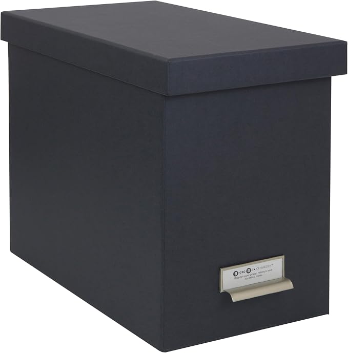 Bigso John Fiberboard Label Frame Desktop File Storage Box by Bigso