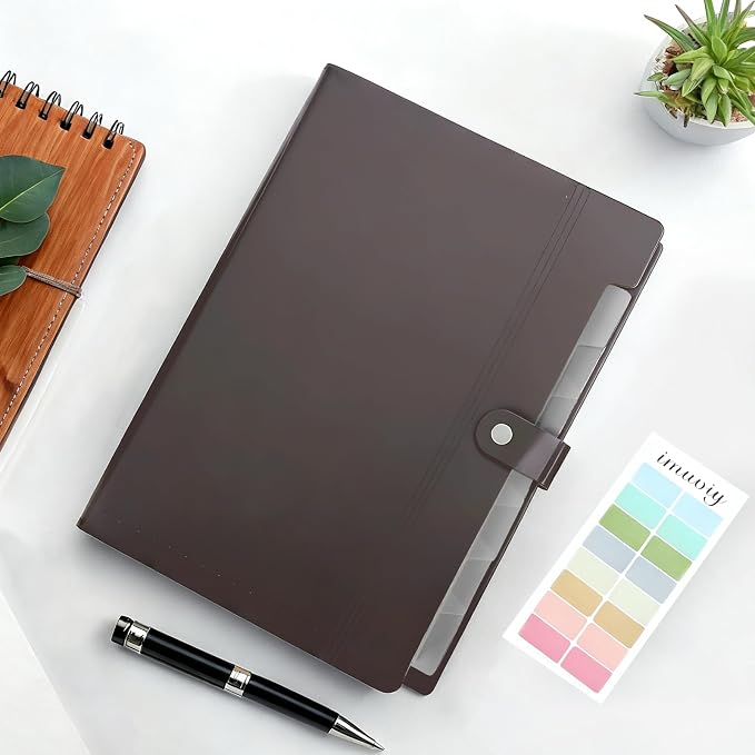 Expanding Organizer File Folder, Letter Size Expandable 8 Pockets Expanding - Image 2