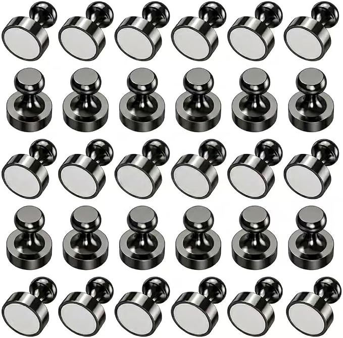 Fridge Magnets, Refrigerator Magnets, Magnetic Push Pins Perfect by Poffattr