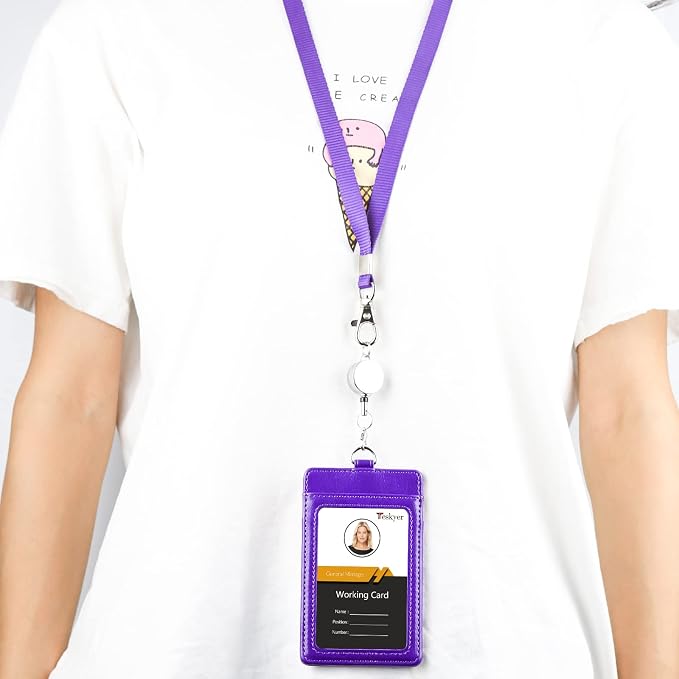 Teskyer Leather Badge Holder - Image 2