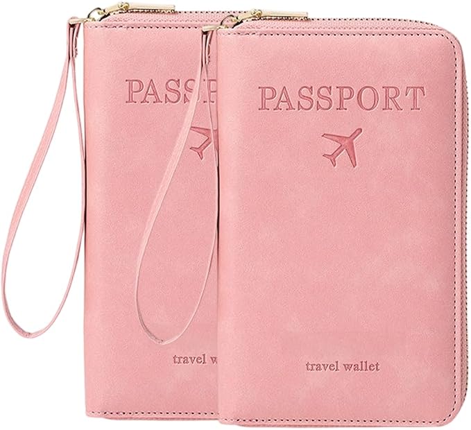 Multi-Functional RFID Passport Wallet, RFID Passport Holder by LECDOA