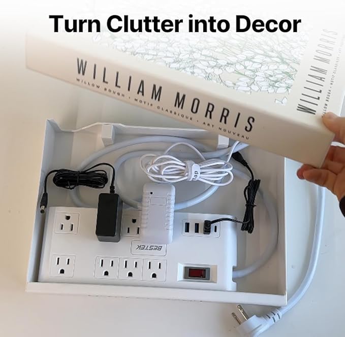 Book Shape Decorative Cable Management Box - Image 2