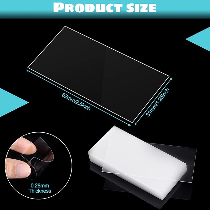 Chunful 1000 Pack Plastic Tags Shelf Label Holders Clear Plastic Label Price - Image 2