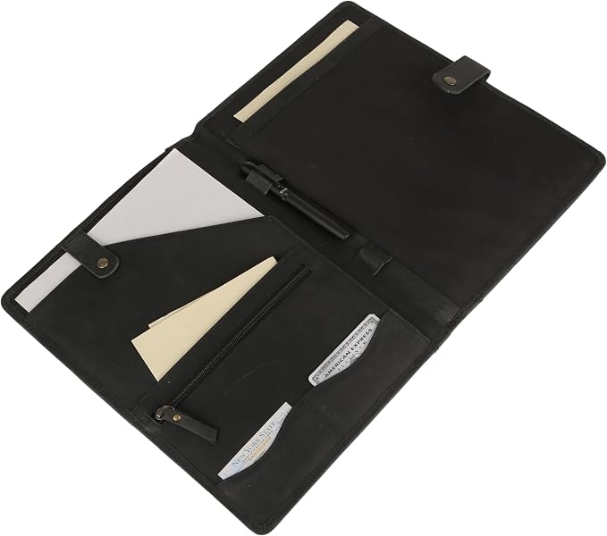KomalC Leather Portfolio Folder - Image 4