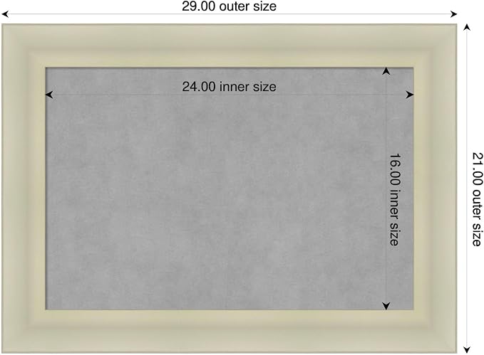 Amanti Art Silver Framed Magnetic Board 21x29 Medium Vision Board - Image 2