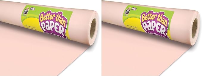 Blush Better Than Paper® Bulletin Board Roll, 4 feet x 12 feet by TeacherCreatedResourcesOS