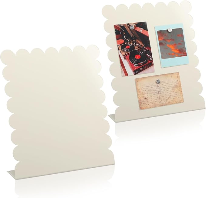 Gueevin 2 Pcs Magnet Board Standing Magnetic Metal Board by Gueevin
