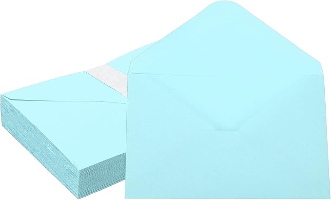 PATIKIL 7x5 Inch Invitation Envelopes, Light Blue by PATIKIL