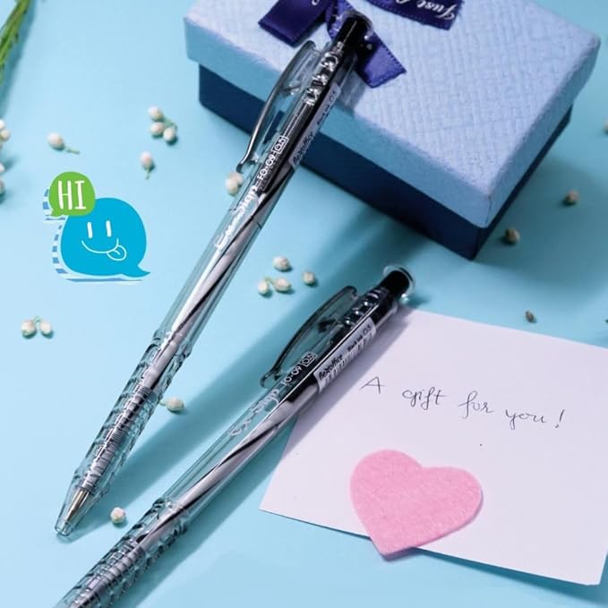 FLEXOFFICE Ballpoint Pens, 0.5mm Fine Point, Quick Smooth Writing, Ball point - Image 6
