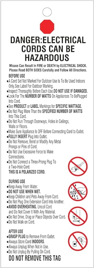 Amazon Basics Rectangular Indoor Extension Cord Power Strip, 3-Prong, Flat Plug, Grounded - 13 Amps, 1625 Watts, 125 VAC - 2-Pack, 6 ft, White-DeskLoop Office