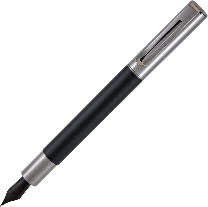 Monteverde USA Ritma Fountain Pen in Black – Broad Nib Bold JoWo Stainless by Monteverde