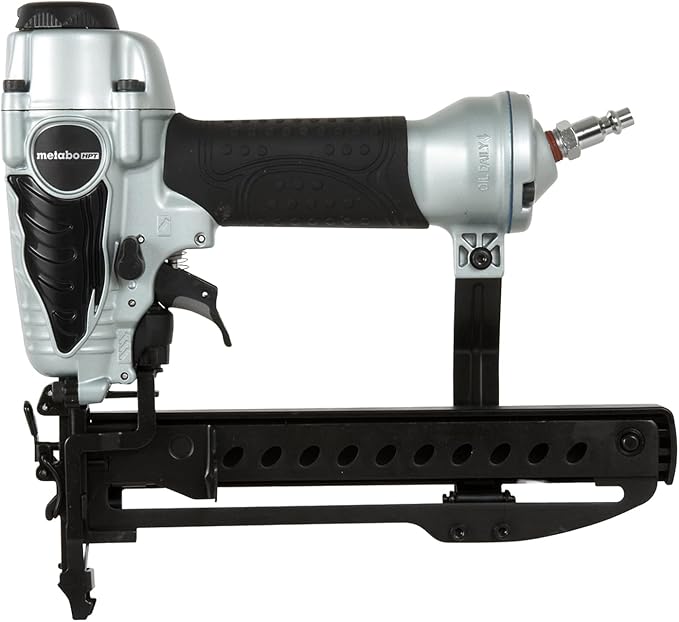 Metabo HPT Narrow Crown Stapler, 18 Gauge Pneumatic, N3804AB3 | Ergonomic Design by Unknown