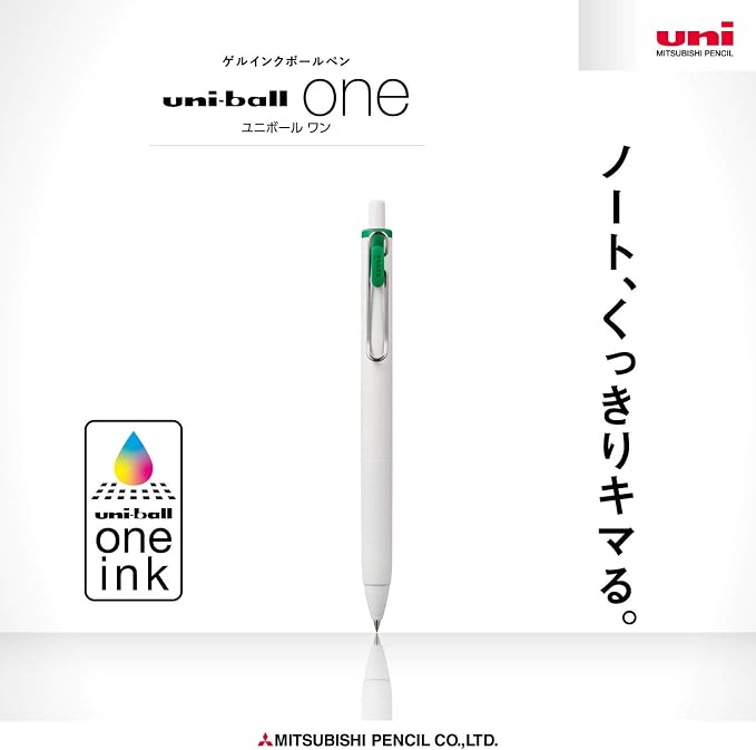 Mitsubishi Pencil Uni-Ball One Gel Ballpoint Pen, 10 Pens Hako UMNS38.6 - Image 2