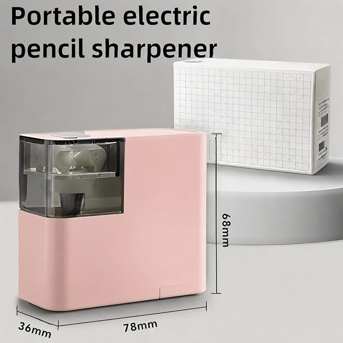 Electric Pencil Sharpener with Battery, Battery Powered, - Image 2