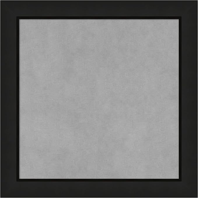 Amanti Art Black Framed Magnetic Board 19x19 Small Vision Board by AmantiArt