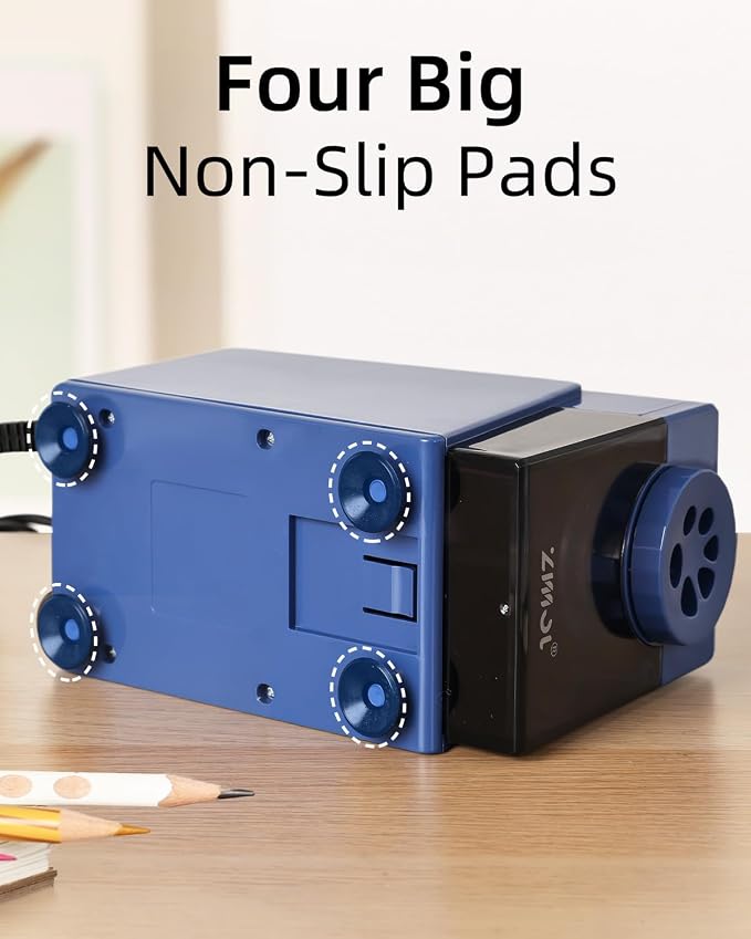 ZMOL Heavy Duty Electric Pencil Sharpener, 6-Hole Classroom Pencil Sharpener - Image 9