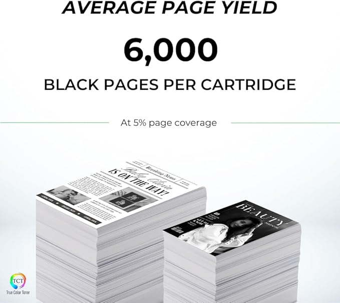 TCT LC406XL Black Ink Cartridge 2 Pack - Compatible Replacement for Brother LC406XL LC406XLBK Black High Yield Works with Brother MFC-J4335 J4345 J4535 J5855 J5955 Printers (6,000 Pages)-DeskLoop Office