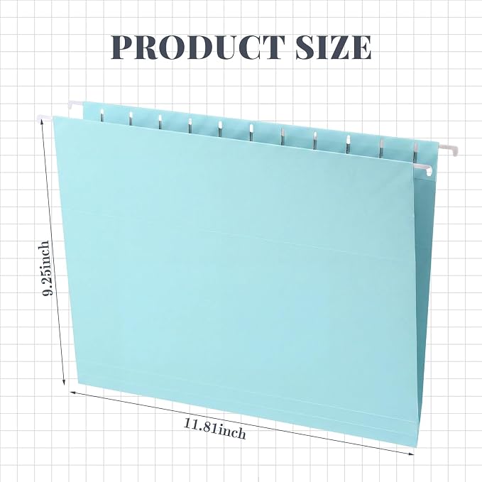 12 Pack Decorative Hanging File Folders, Letter Size - Image 3