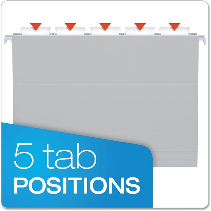 Pendaflex Recycled Hanging Folders, Letter Size, 1/5 Cut - Image 5