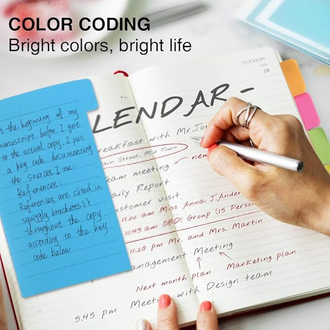 Sticky Notes Set, Hommie Colored Divider Self-Stick Notes Pads Bundle, Prioritize with Color Coding, 60 Ruled (3.7x6), 40 Dotted (3.7x3), 40 Blank (3x3.7), 60 Per Rectangular, 25 Per PET Color-DeskLoop Office