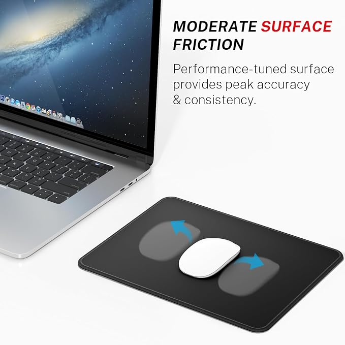 MROCO Essential Office & Gaming Mouse Pad Bulk, 6 Pack, 8.5 x 11 in, Premium - Image 2