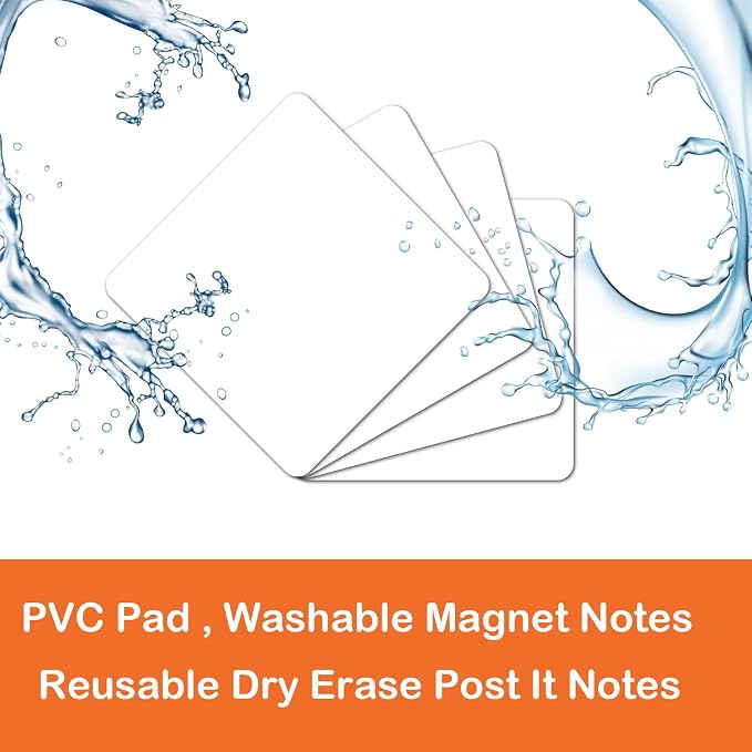 18 Packs Reusable Magnetic Sticky Notes, Door - Image 5