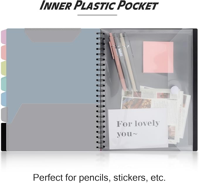 Uquelic Clipboard with Folder Organizer, 12 Pockets Project Organizer - Image 4
