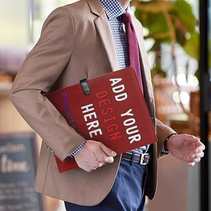 Professional Padfolio with Clipboard, Business Resume Portfolio Folder - Image 3
