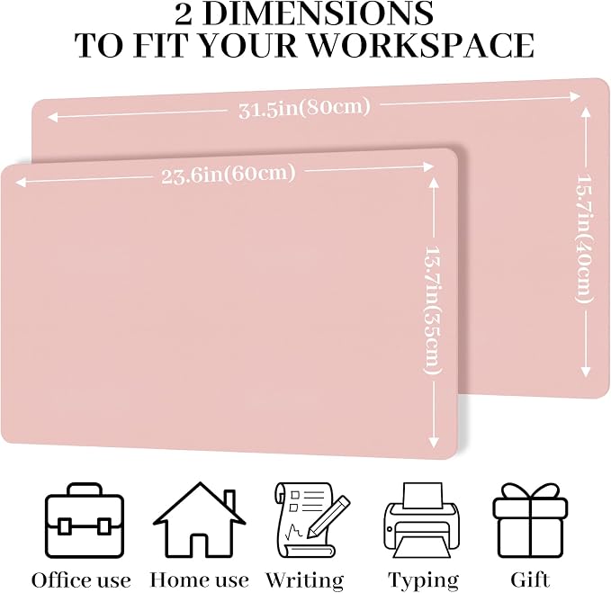 Leather Desk Pad Mat, PU Large Mouse Pad - Image 8