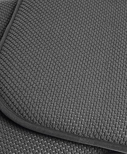 Sweet Home Collection 4 Pack Memory Foam Honeycomb Nonslip Back 16" x16" - Image 9
