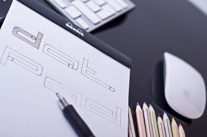 Rhodia Head Stapled Pad, No16 A5, Dot - Image 4