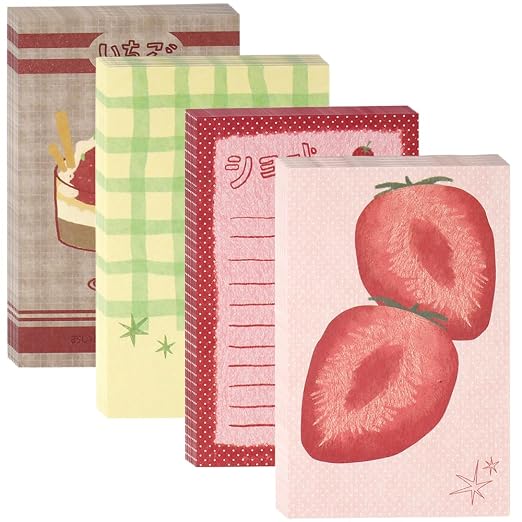 200 Sheets Strawberry M5 Note Pads Kawaii Scrapbook Paper To Do List Notepad by Unknown