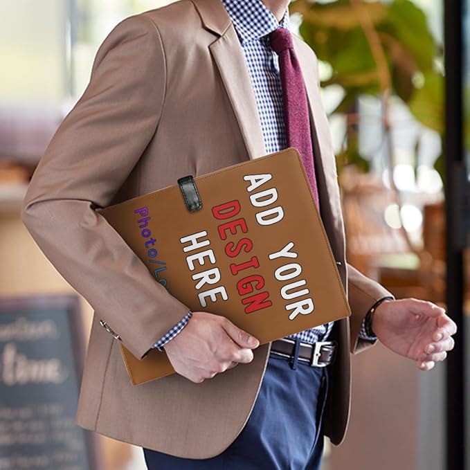 Professional Padfolio with Clipboard, Business Resume Portfolio Folder - Image 3