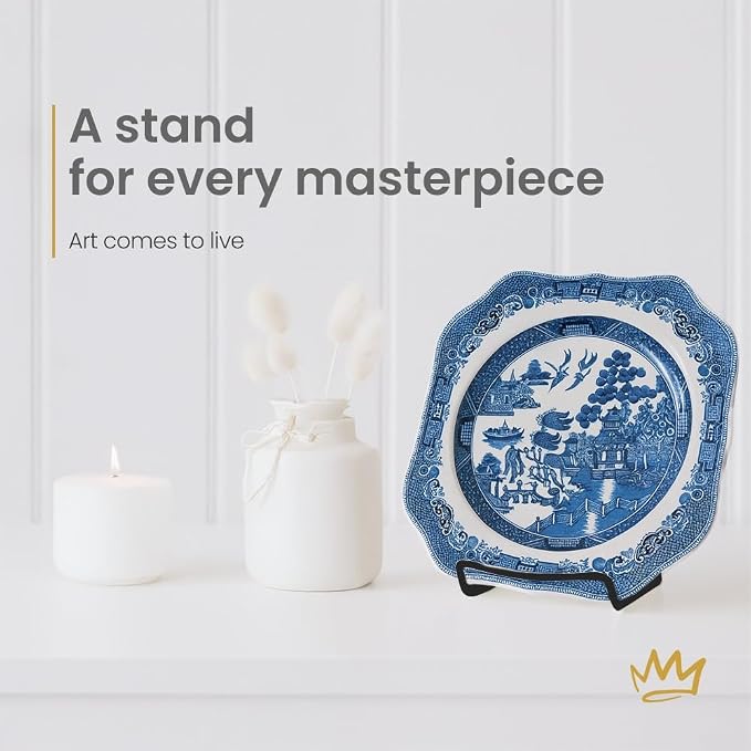 KINGDOM SOLUTIONS MADE IN USA 36-Pack Adjustable Black Metal Easels - Image 4