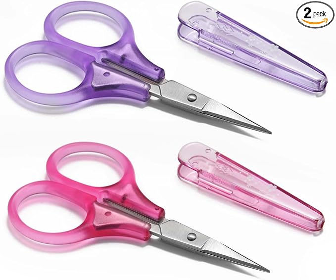 SCAIKTIG Small Craft Scissors, Sharp Scissors all Purpose, Straight Fine Tips by SCAIKTIG