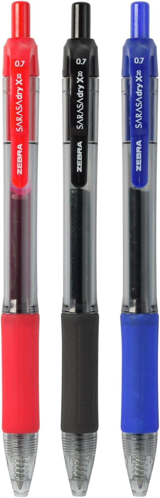 Zebra Pen Sarasa Dry X20 Retractable Gel Pens, 0.7mm Medium Point, Eliminates - Image 4