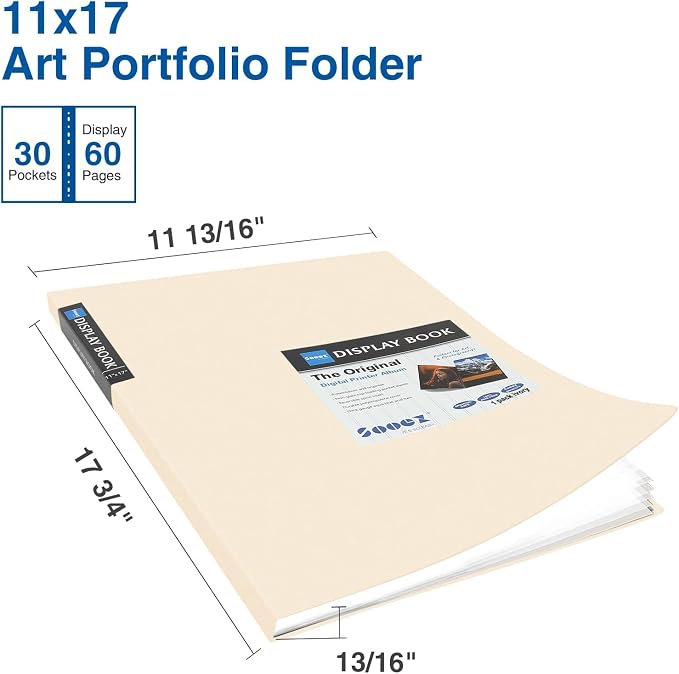 Sooez Art Portfolios 11"x17", Large Portfolio Folder - Image 6