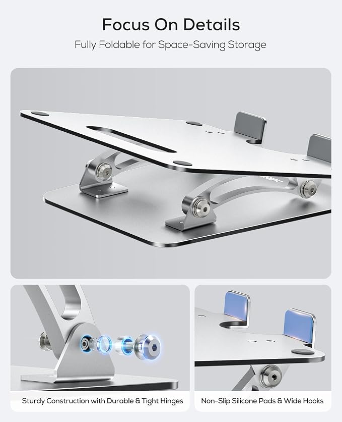Nulaxy Ergonomic Adjustable Laptop Stand - Image 6