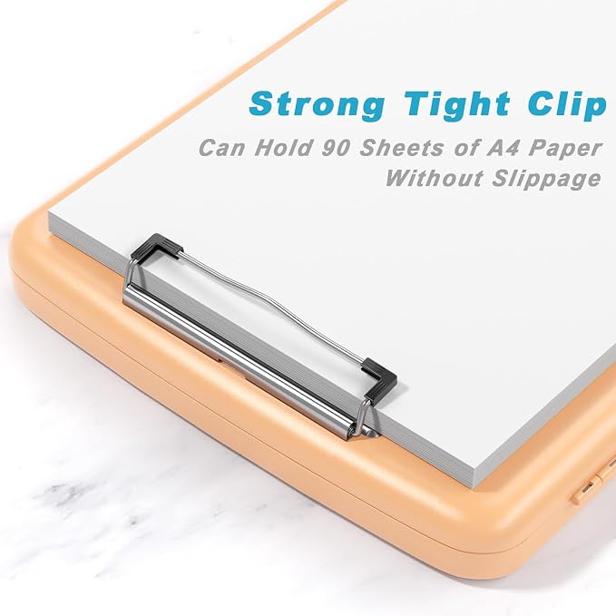 Rimilak Clipboard with Storage, 8.5 x 11'' High Capacity Clip Board, - Image 3