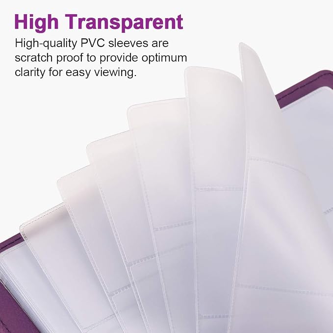 MaxGear Business Card Organizer Book, Holds 240 Cards, Professional Card Binder - Image 3